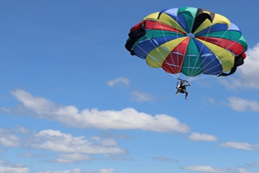 Voo Parasail - Filmagem Tv Aratu